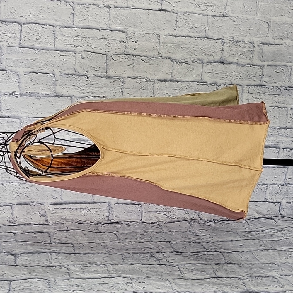 EASEL‎ Multicolored Patchwork Sleeveless Blouse M… - image 4